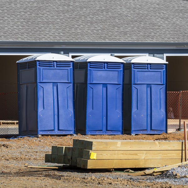 how can i report damages or issues with the portable restrooms during my rental period in Homestead